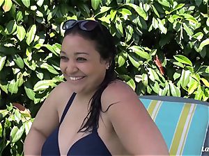 LaNovice - French unexperienced biotch assfuck and facial cumshot outdoors