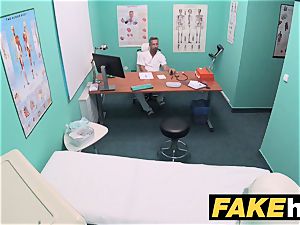 faux medical center rest room room suck off and smashing